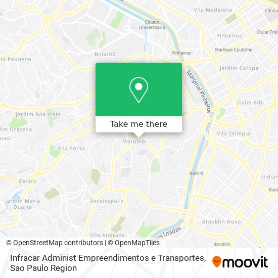 Infracar Administ Empreendimentos e Transportes map