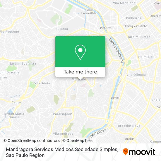 Mandragora Servicos Medicos Sociedade Simples map