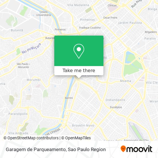 Garagem de Parqueamento map