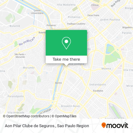 Aon Pilar Clube de Seguros. map