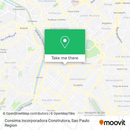 Mapa Consima Incorporadora Construtora