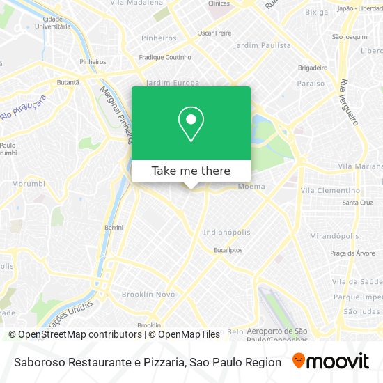 Saboroso Restaurante e Pizzaria map