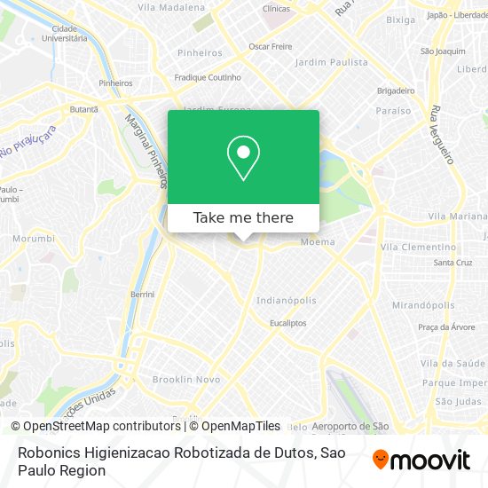 Robonics Higienizacao Robotizada de Dutos map