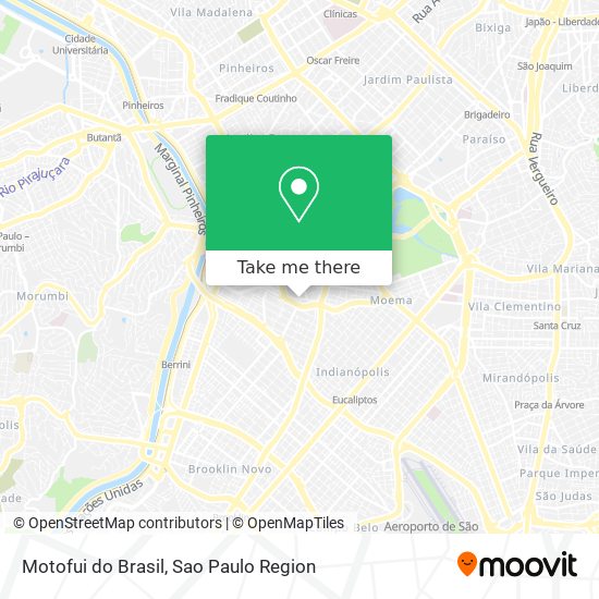 Mapa Motofui do Brasil