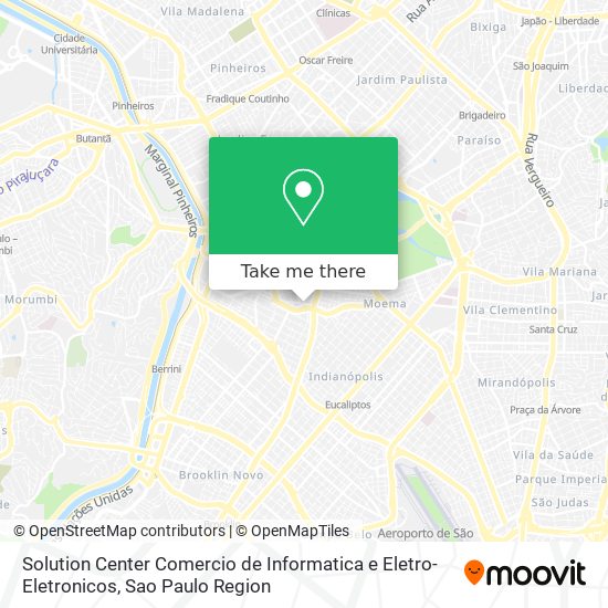 Mapa Solution Center Comercio de Informatica e Eletro-Eletronicos