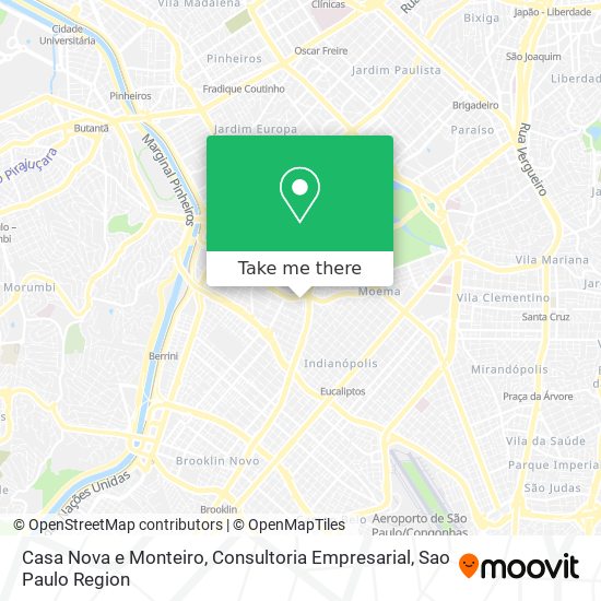 Casa Nova e Monteiro, Consultoria Empresarial map