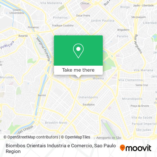 Biombos Orientais Industria e Comercio map