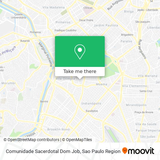 Comunidade Sacerdotal Dom Job map