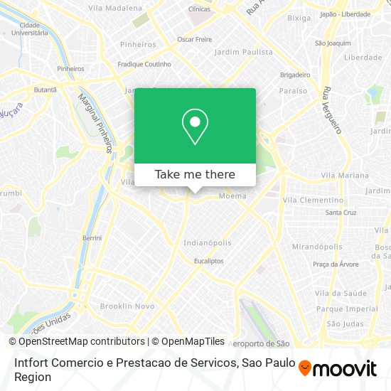 Mapa Intfort Comercio e Prestacao de Servicos