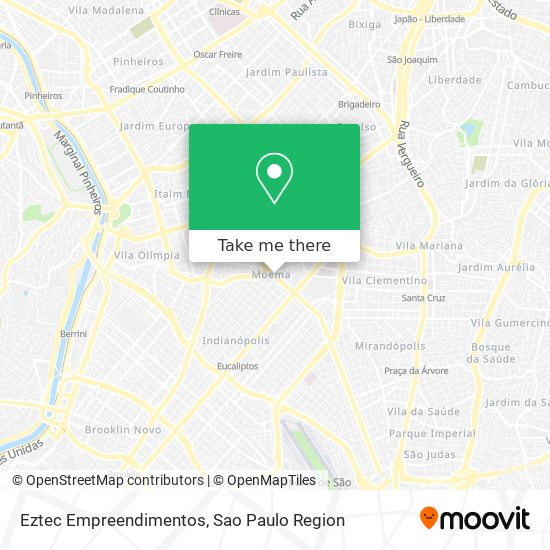 Mapa Eztec Empreendimentos