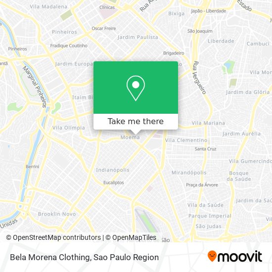 Mapa Bela Morena Clothing