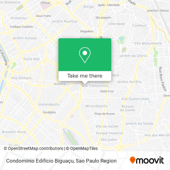 Mapa Condomínio Edifício Biguaçu