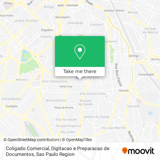 Coligado Comercial, Digitacao e Preparacao de Documentos map