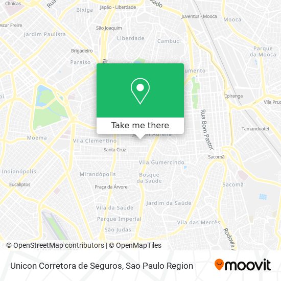 Unicon Corretora de Seguros map
