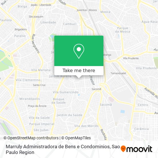 Mapa Marruly Administradora de Bens e Condominios