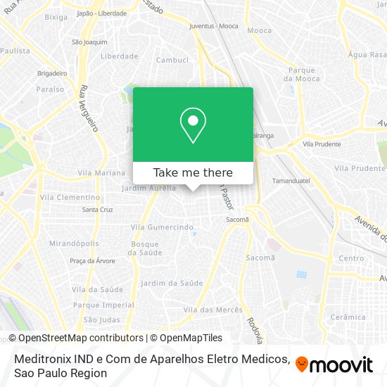 Meditronix IND e Com de Aparelhos Eletro Medicos map