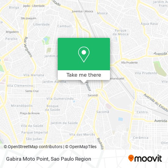 Mapa Gabira Moto Point