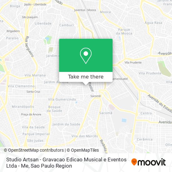 Studio Artsan - Gravacao Edicao Musical e Eventos Ltda - Me map