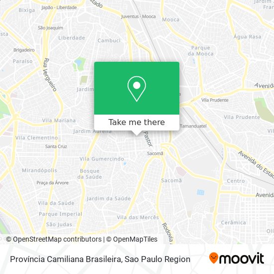 Província Camiliana Brasileira map