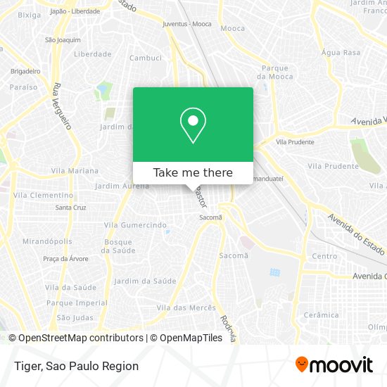 Mapa Tiger