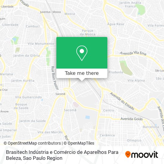 Brasitech Indústria e Comércio de Aparelhos Para Beleza map