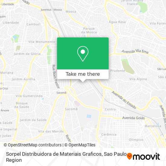Sorpel Distribuidora de Materiais Graficos map