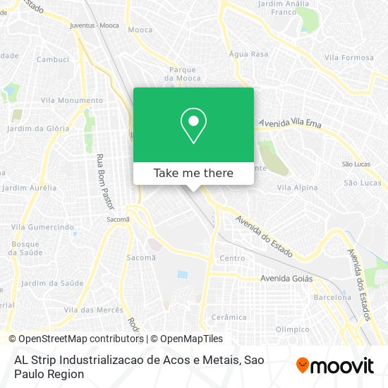 AL Strip Industrializacao de Acos e Metais map