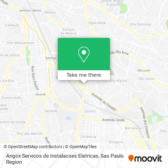 Angox Servicos de Instalacoes Eletricas map