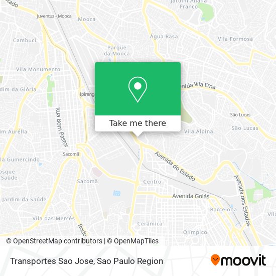 Transportes Sao Jose map