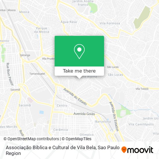 Associação Biblica e Cultural de Vila Bela map