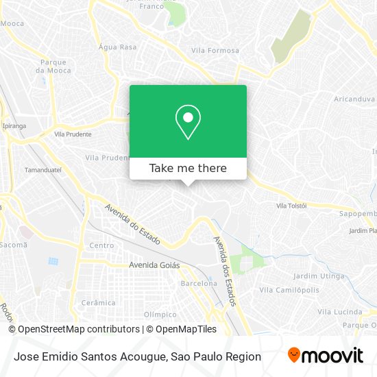 Mapa Jose Emidio Santos Acougue