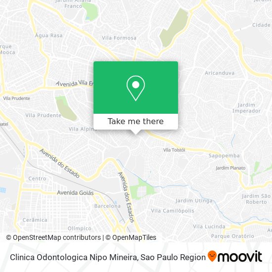 Clinica Odontologica Nipo Mineira map