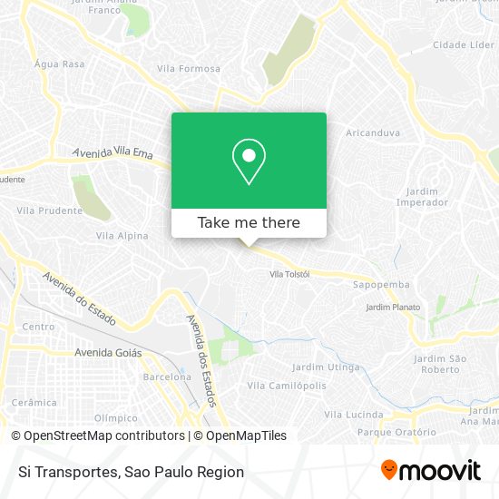 Si Transportes map