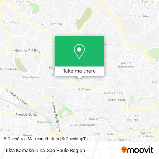 Elza Kamako Kina map