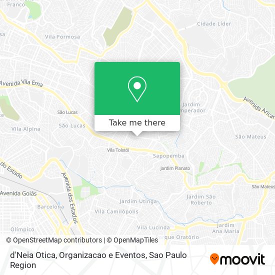 d'Neia Otica, Organizacao e Eventos map