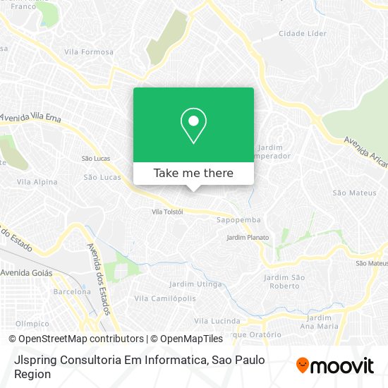 Mapa Jlspring Consultoria Em Informatica