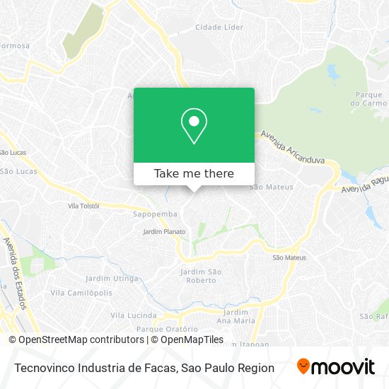 Tecnovinco Industria de Facas map