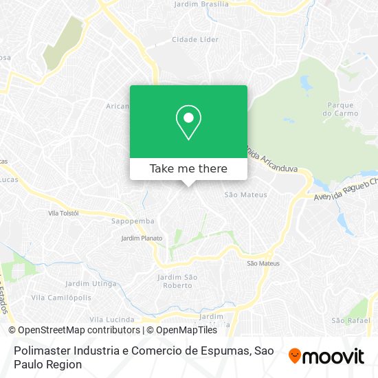 Polimaster Industria e Comercio de Espumas map