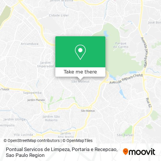 Pontual Servicos de Limpeza, Portaria e Recepcao map