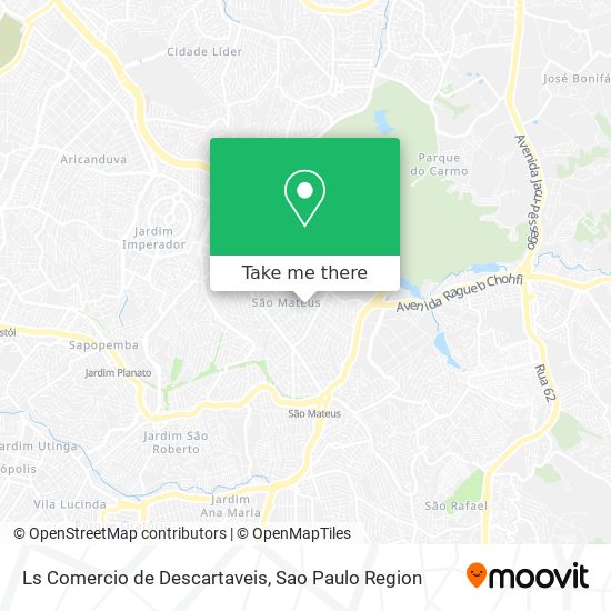 Ls Comercio de Descartaveis map