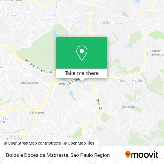 Mapa Bolos e Doces da Madrasta