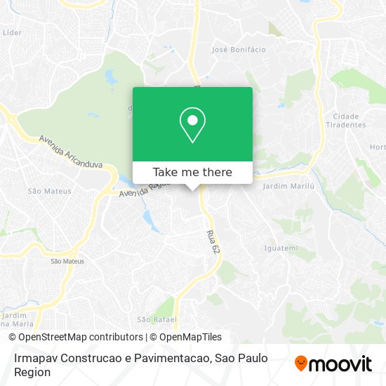 Mapa Irmapav Construcao e Pavimentacao