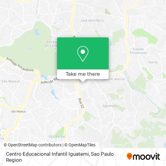 Mapa Centro Educacional Infantil Iguatemi