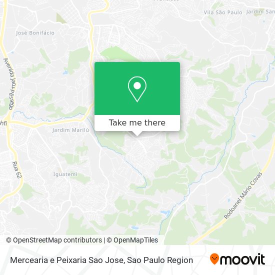 Mapa Mercearia e Peixaria Sao Jose