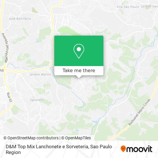 D&M Top Mix Lanchonete e Sorveteria map