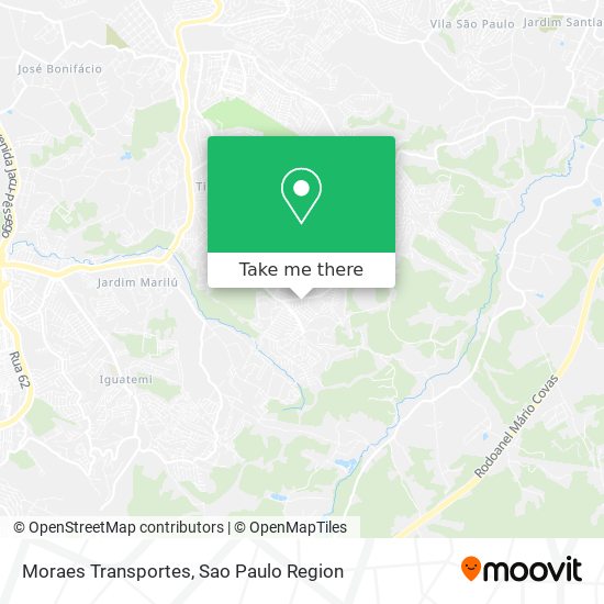 Mapa Moraes Transportes