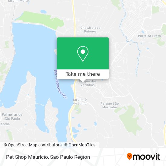 Pet Shop Maurício map