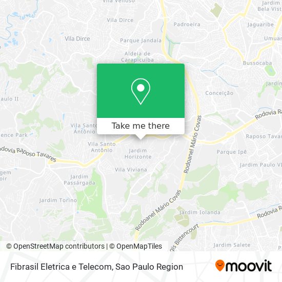 Fibrasil Eletrica e Telecom map