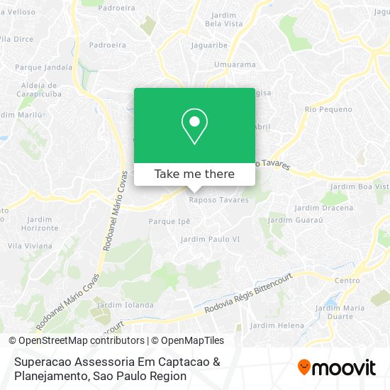 Superacao Assessoria Em Captacao & Planejamento map