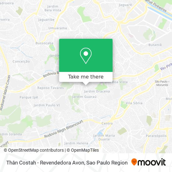 Thân Costah - Revendedora Avon map